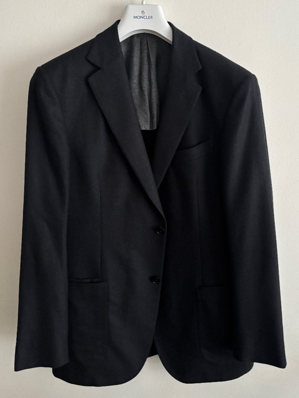 $5500 Zegna 10 Pocket Travel Black Wool-Silk-Cashmere Sport Coat/Blazer - 40R